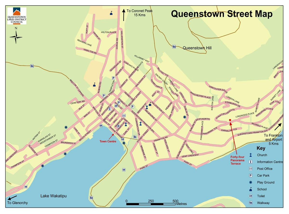 гудамжны зураг queenstown шинэ зеланд