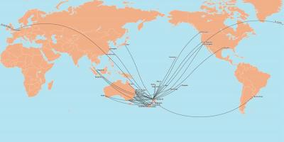 Агаарын шинэ зеланд замын газрын зураг нь олон улсын